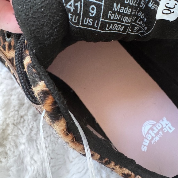 Dr. Martens Leopard Print Ankle Boots - Picture 7 of 8